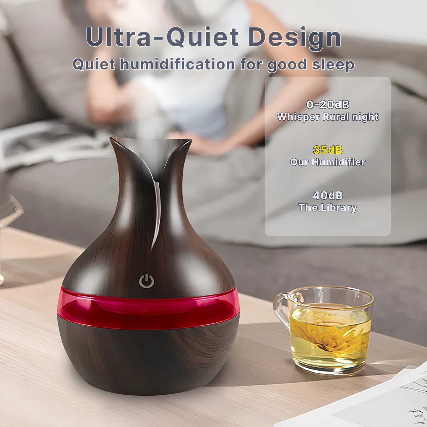 Mini USB Humidifier & Aroma Diffuser