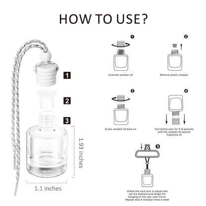 Car Hanging Air Diffuser Perfume (8 ml)