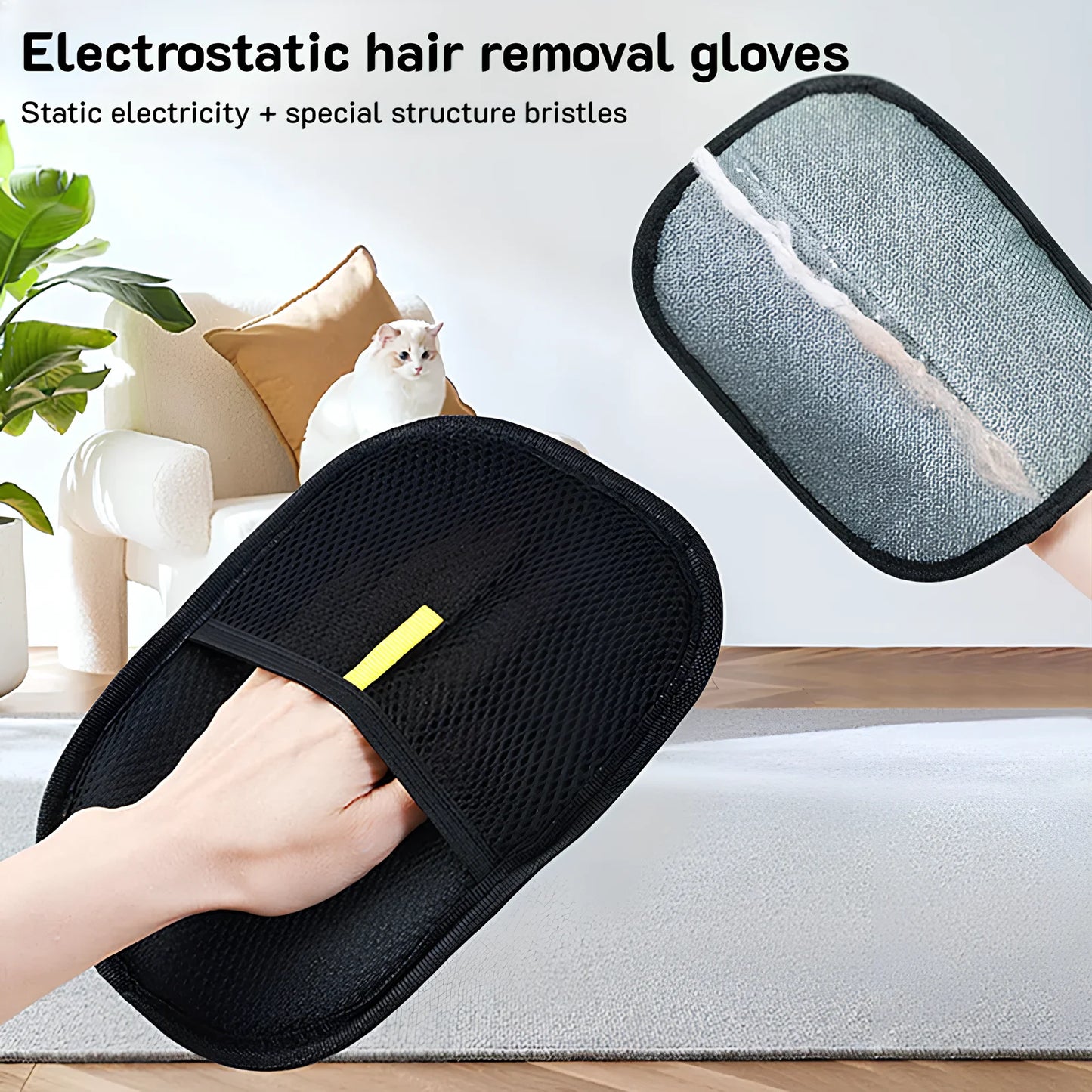 Electrostatic Pet Hair Remover Mitt