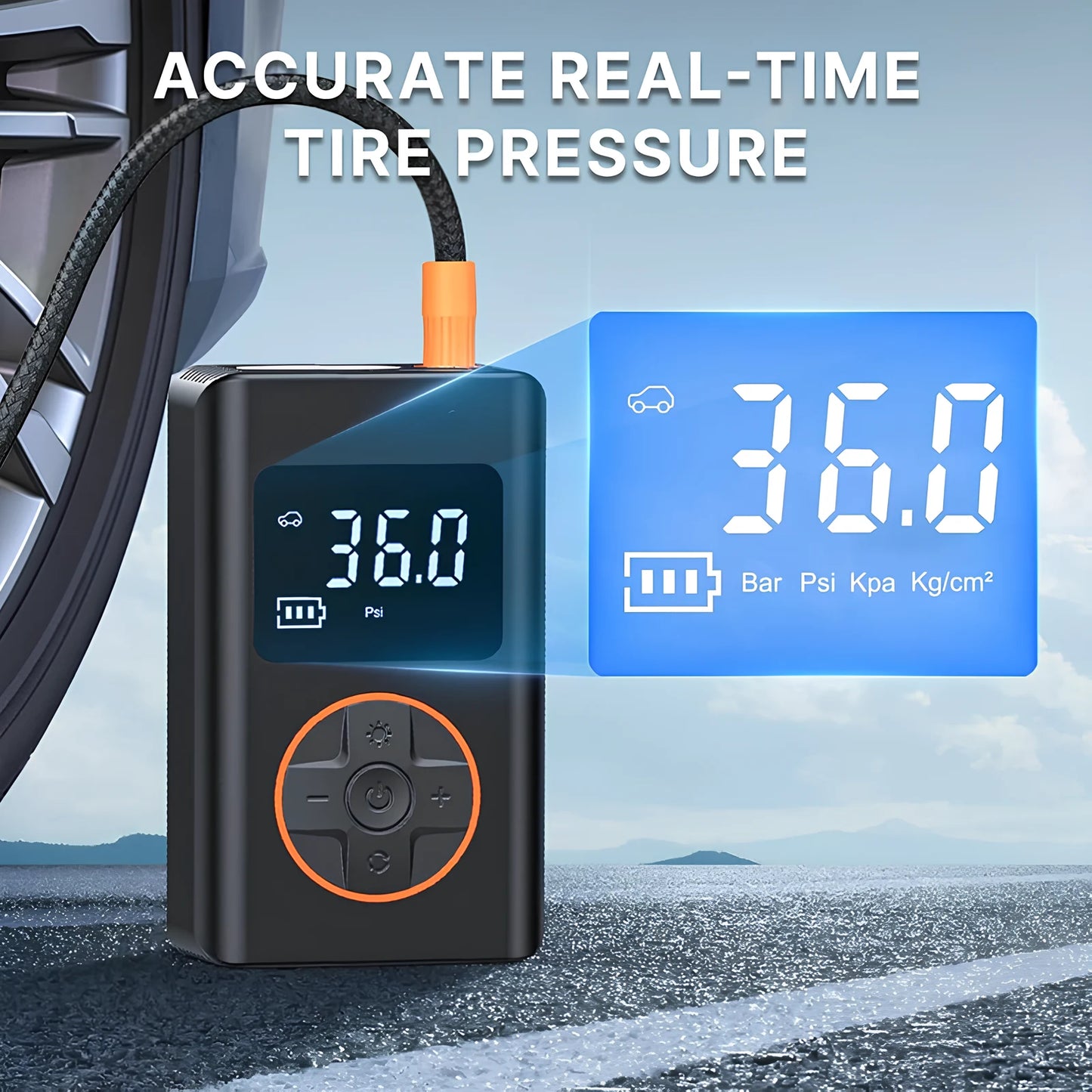 Mini Cordless 150 PSI Tire Inflator